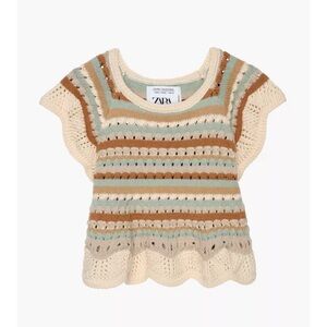 ZARA girls knit top
